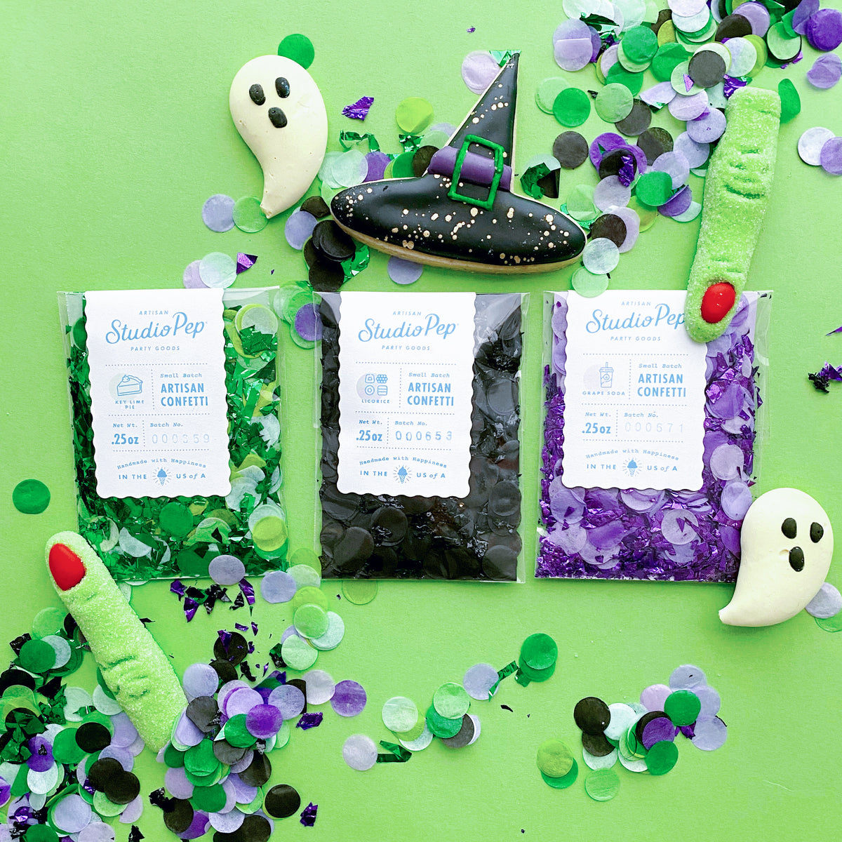 Halloween Confetti Witch Studio Pep
